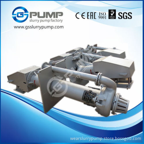 Submersible mineral vertical slurry pump, vertical sump slurry pump